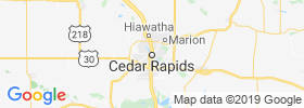Cedar Rapids map